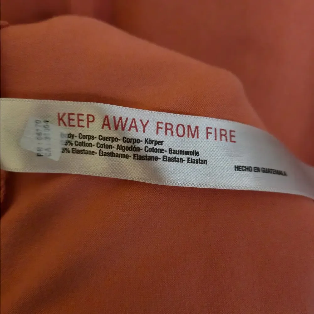 Free People Movement Hot Shot Tee Romper Pink Coral Size L Athleisure Cozy - Picture 9 of 10